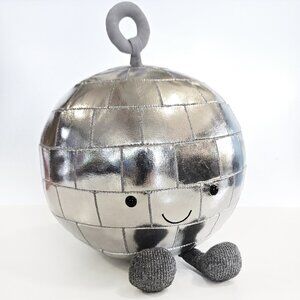 NWT Jellycat London Amuseables Disco Ball Plush Rare Retired - Large 12"